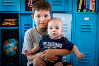 Luke and Logan Back to school